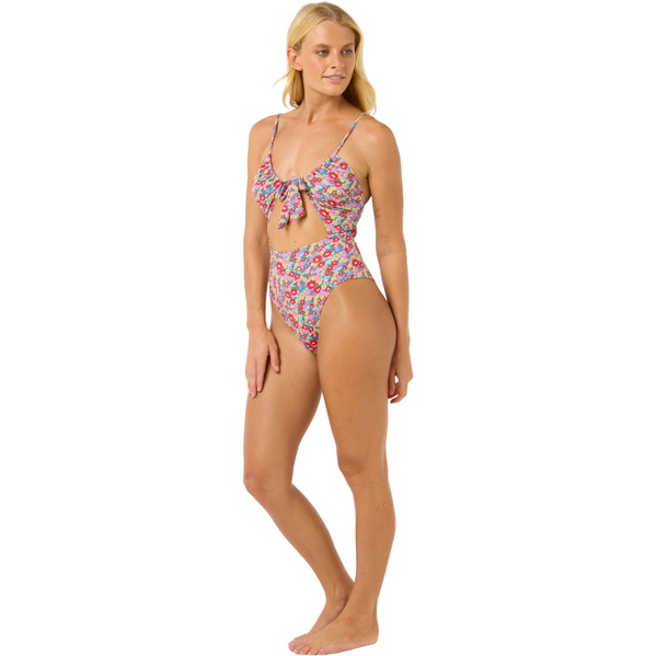 2025 Rip Curl Dame Las Flores Cheeky One Piece 0MPWSW - Multico